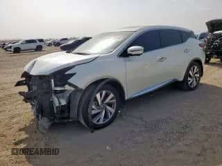 2021 Nissan Murano SL with VIN 5N1AZ2CJ0MC126479, listed as a Copart auction lot 62901095 with 52,987 mi miles and Salvage title. Bid and sale history available at DreamBid. Image 1.