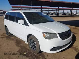 2014 Dodge Grand Caravan SXT with VIN 2C4RDGBG4ER268593, listed as a IAAI auction lot 41664440 with 106,793 mi miles and . Bid and sale history available at DreamBid. Image 1.