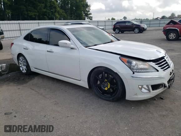 2013 Hyundai Equus Signature с VIN KMHGH4JH9DU067838, выставлен на аукционе Copart как лот 73106334 с пробегом 129 254 миль миль и Списание • Salvage title. История ставок и продаж доступна на DreamBid. Изображение 4.