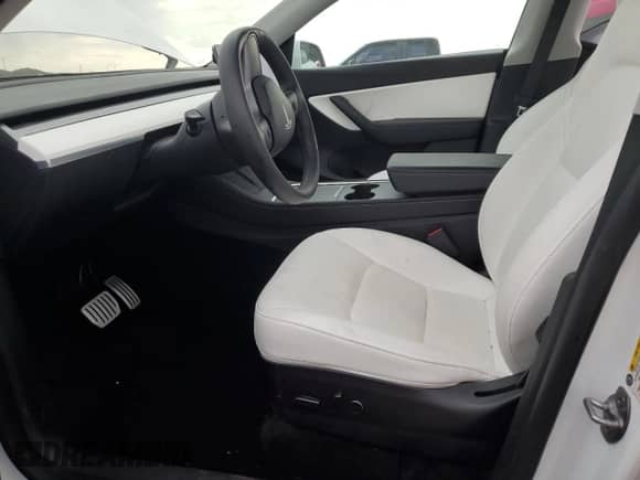 2021 Tesla Model Y Performance with VIN 5YJYGDEF1MF252091, listed as a Copart auction lot 85599865 with 47,413 mi miles and Salvage title. Bid and sale history available at DreamBid. Image 7.