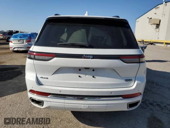 2023 Jeep Grand Cherokee Overland z VIN 1C4RJHDG9P8741074, wystawiony jako Copart lot #50078695 z przebiegiem 26 830 mil mil oraz Szkoda całkowita • Salvage title. Historia ofert i sprzedaży dostępna na DreamBid. Obrazek 6.