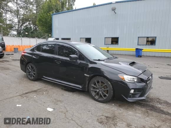 2017 Subaru WRX with VIN JF1VA1B68H9824819, listed as a Copart auction lot 80491755 with 100,494 mi miles and Salvage title. Bid and sale history available at DreamBid. Image 4.