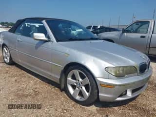 2004 BMW 3 Series 325Ci with VIN WBABW33484PL33001, listed as a IAAI auction lot 42655265 with 145,618 mi miles and . Bid and sale history available at DreamBid. Image 1.