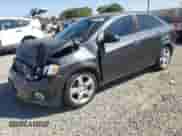 2016 Chevrolet Sonic LTZ with VIN 1G1JE5SB0G4146802, listed as a Copart auction lot 80408445 with 121,743 mi miles and Salvage title. Bid and sale history available at DreamBid. Image 1.
