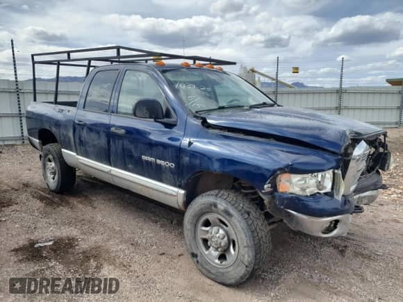 2005 Dodge 3500 SLT with VIN 3D7LS38C15G793874, listed as a Copart auction lot 52430205 with Not provided miles and Salvage title. Bid and sale history available at DreamBid. Image 4.