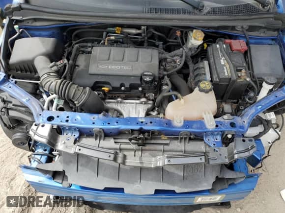 2019 Chevrolet Sonic LT z VIN 1G1JD6SB0K4106415, wystawiony jako Copart lot #70280505 z przebiegiem 38 705 mil mil oraz Nie do naprawy • Non repairable. Historia ofert i sprzedaży dostępna na DreamBid. Obrazek 11.