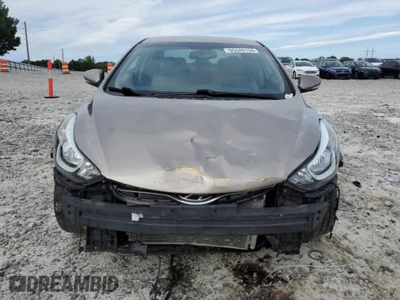 2016 Hyundai Elantra Limited z VIN 5NPDH4AE7GH722431, wystawiony jako Copart lot #65349134 z przebiegiem 108 609 mil mil oraz Szkoda całkowita • Salvage title. Historia ofert i sprzedaży dostępna na DreamBid. Obrazek 5.