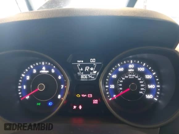 2014 Hyundai Elantra SE with VIN 5NPDH4AE2EH510694, listed as a IAAI auction lot 42973649 with 80,674 mi miles and . Bid and sale history available at DreamBid. Image 7.