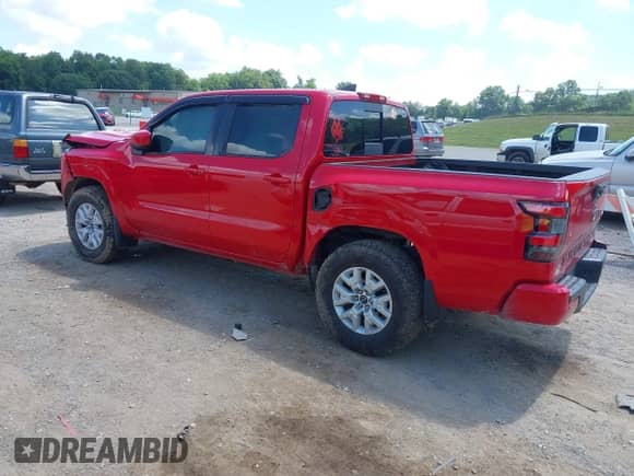 2023 Nissan Frontier SV with VIN 1N6ED1EK2PN631269, listed as a IAAI auction lot 42738025 with 45,762 mi miles and . Bid and sale history available at DreamBid. Image 3.
