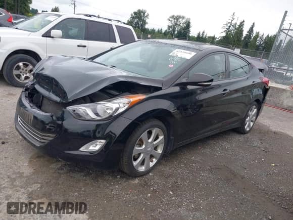 2013 Hyundai Elantra GLS z VIN 5NPDH4AE3DH308347, wystawiony jako IAAI lot #42528096 z przebiegiem 87 381 mil mil oraz . Historia ofert i sprzedaży dostępna na DreamBid. Obrazek 2.