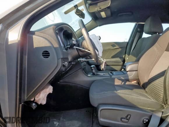 2019 Dodge Charger SXT with VIN 2C3CDXBGXKH511013, listed as a Copart auction lot 81349355 with 53,107 mi miles and Salvage title. Bid and sale history available at DreamBid. Image 7.