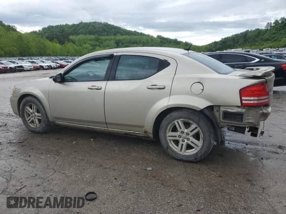 2008 Dodge Avenger SXT with VIN 1B3LC56J98N217550, listed as a Copart auction lot 56066755 with 191,339 mi miles and Salvage title. Bid and sale history available at DreamBid. Image 2.