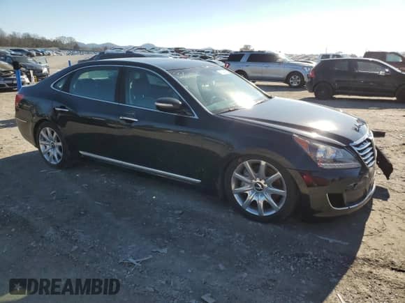 2012 Hyundai Equus Signature z VIN KMHGH4JH4CU051383, wystawiony jako Copart lot #45343665 z przebiegiem 118 545 mil mil oraz Szkoda całkowita • Salvage title. Historia ofert i sprzedaży dostępna na DreamBid. Obrazek 4.