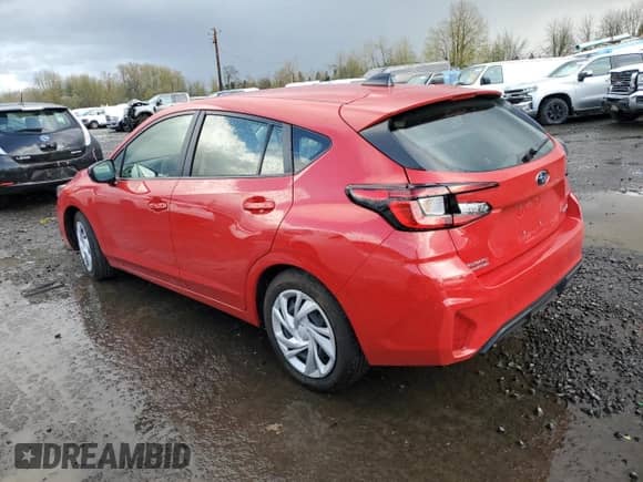2024 Subaru Impreza с VIN JF1GUABC0R8298635, выставлен на аукционе Copart как лот 50703635 с пробегом 2 516 миль миль и Списание • Salvage title. История ставок и продаж доступна на DreamBid. Изображение 2.