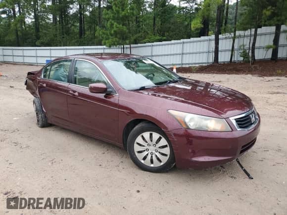 2009 Honda Accord LX with VIN 1HGCP26379A122708, listed as a Copart auction lot 66387955 with 123,925 mi miles and Salvage title. Bid and sale history available at DreamBid. Image 4.