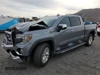 2019 GMC Sierra 1500 with VIN 1GTU8DED2KZ214340, listed as a Copart auction lot 42968745 with 44,313 mi miles and Salvage title. Bid and sale history available at DreamBid. Image 1.