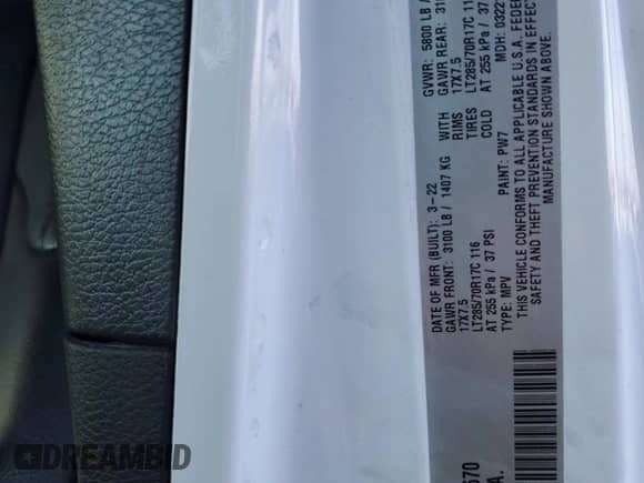 2022 Jeep Wrangler Unlimited Rubicon with VIN 1C4HJXFG6NW184670, listed as a Copart auction lot 84152964 with 31,459 mi miles and Salvage title. Bid and sale history available at DreamBid. Image 14.