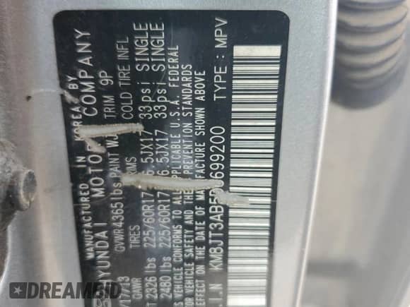 2013 Hyundai Tucson GL с VIN KM8JT3AB5DU699200, выставлен на аукционе Copart как лот 81799955 с пробегом 158 624 миль миль и Чистый • Clean title. История ставок и продаж доступна на DreamBid. Изображение 13.