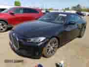 2023 BMW 4 Series 430i xDrive with VIN WBA73AP09PCL27648, listed as a Copart auction lot 49793493 with 6,717 mi miles and . Bid and sale history available at DreamBid. Image 1.