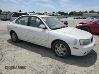 2003 Hyundai Elantra GLS z VIN KMHDN45D63U595788, wystawiony jako Copart lot #59692984 z przebiegiem 119 573 mil mil oraz Szkoda całkowita • Salvage title. Historia ofert i sprzedaży dostępna na DreamBid. Obrazek 4.