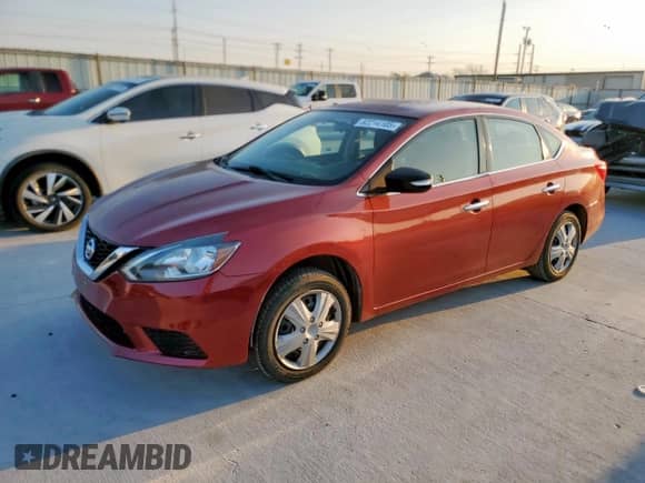 2017 Nissan Sentra SV with VIN 3N1AB7AP5HL636367, listed as a Copart auction lot 82214105 with 139,972 mi miles and Salvage title. Bid and sale history available at DreamBid. Image 1.