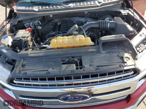 2020 Ford F-150 XL with VIN 1FTEW1C54LFC59884, listed as a Copart auction lot 54306665 with 52,223 mi miles and Salvage title. Bid and sale history available at DreamBid. Image 11.