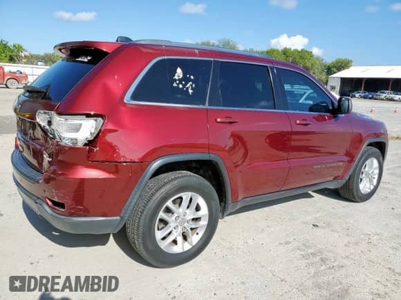 2017 Jeep Grand Cherokee Laredo with VIN 1C4RJEAGXHC804653, listed as a Copart auction lot 70803595 with 42,060 mi miles and Salvage title. Bid and sale history available at DreamBid. Image 3.