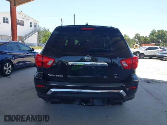 2017 Nissan Pathfinder SV with VIN 5N1DR2MM0HC650422, listed as a IAAI auction lot 42294539 with 104,480 mi miles and . Bid and sale history available at DreamBid. Image 16.