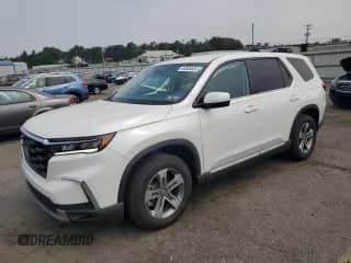2025 Honda Pilot EX-L с VIN 5FNYG1H48SB106034, выставлен на аукционе Copart как лот 66805655 с пробегом 6 147 миль миль и Списание • Salvage title. История ставок и продаж доступна на DreamBid. Изображение 1.