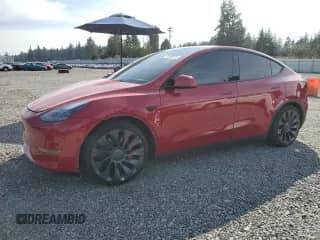 2022 Tesla Model Y Performance с VIN 7SAYGDEF3NF559587, выставлен на аукционе Copart как лот 71308775 с пробегом 12 244 миль миль и Списание • Salvage title. История ставок и продаж доступна на DreamBid. Изображение 1.