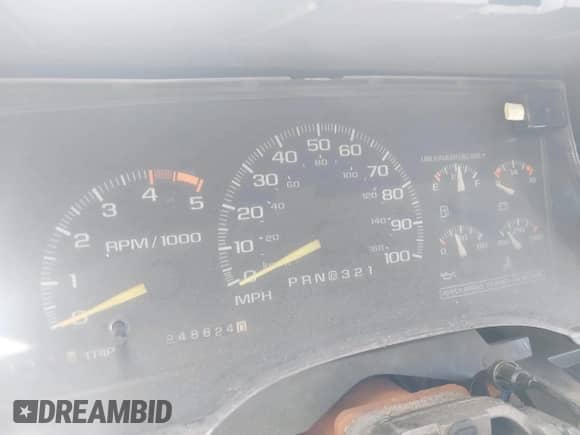 1995 Chevrolet Silverado 2500 с VIN 2GCFK29K5S1273513, выставлен на аукционе IAAI как лот 43226616 с пробегом 248 624 миль миль и . История ставок и продаж доступна на DreamBid. Изображение 7.