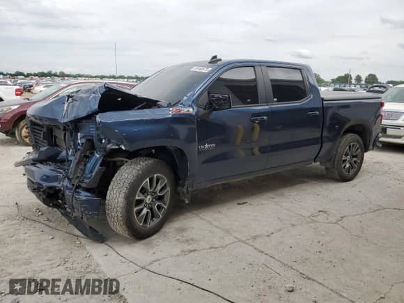 2022 Chevrolet Silverado 1500 RST z VIN 3GCUDEET1NG665210, wystawiony jako Copart lot #59168575 z przebiegiem 45 358 mil mil oraz Szkoda całkowita • Salvage title. Historia ofert i sprzedaży dostępna na DreamBid. Obrazek 1.