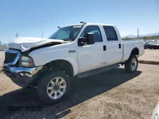 2001 Ford F-250 with VIN 3FTNW21L51MA81763, listed as a Copart auction lot 86499185 with 234,738 mi miles and Salvage title. Bid and sale history available at DreamBid. Image 1.