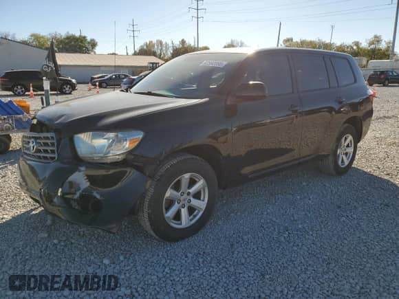 2008 Toyota Highlander with VIN JTEES41A882094249, listed as a Copart auction lot 82592865 with 146,539 mi miles and Salvage title. Bid and sale history available at DreamBid. Image 1.