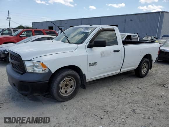 2016 Ram 1500 Tradesman with VIN 3C6JR6DG8GG382330, listed as a Copart auction lot 52418525 with 273,528 mi miles and Clean title. Bid and sale history available at DreamBid. Image 1.
