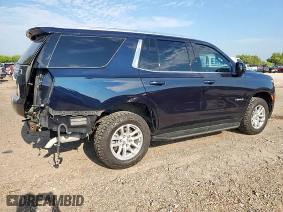 2024 Chevrolet Tahoe LT with VIN 1GNSCNKD7RR313236, listed as a Copart auction lot 70011305 with 18,532 mi miles and Salvage title. Bid and sale history available at DreamBid. Image 3.