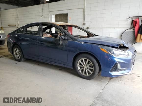 2018 Hyundai Sonata SE with VIN 5NPE24AFXJH642689, listed as a Copart auction lot 68276195 with Not provided miles and Non repairable. Bid and sale history available at DreamBid. Image 4.