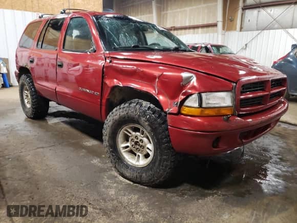 1999 Dodge Durango with VIN 1B4HS28Y0XF535448, listed as a Copart auction lot 57533495 with 208,527 mi miles and Salvage title. Bid and sale history available at DreamBid. Image 4.