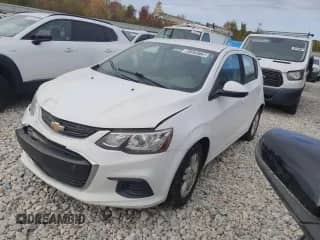2017 Chevrolet Sonic LT with VIN 1G1JG6SH0H4153173, listed as a Copart auction lot 81575775 with 123,245 mi miles and Salvage title. Bid and sale history available at DreamBid. Image 1.
