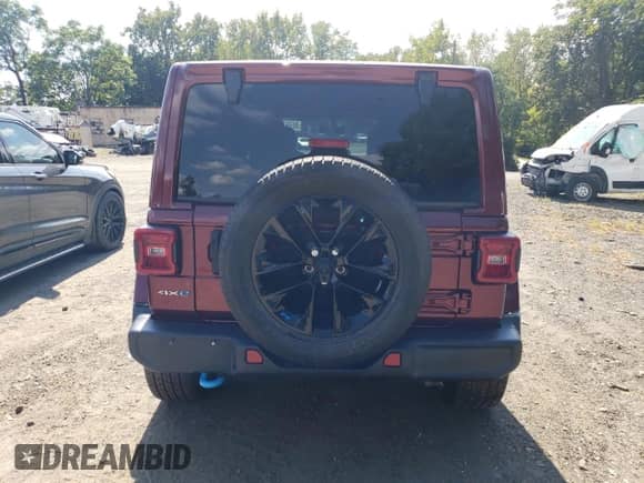 2022 Jeep Wrangler Unlimited Sahara z VIN 1C4JJXP62NW170448, wystawiony jako Copart lot #80797235 z przebiegiem 28 655 mil mil oraz Szkoda całkowita • Salvage title. Historia ofert i sprzedaży dostępna na DreamBid. Obrazek 6.