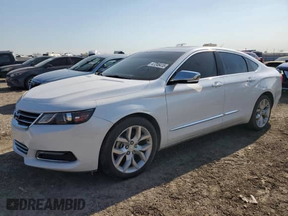 2019 Chevrolet Impala Premier z VIN 2G1105S30K9153150, wystawiony jako Copart lot #47245415 z przebiegiem 109 512 mil mil oraz Szkoda całkowita • Salvage title. Historia ofert i sprzedaży dostępna na DreamBid. Obrazek 1.