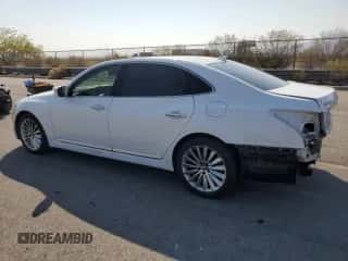 2014 Hyundai Equus Ultimate с VIN KMHGH4JH6EU082587, выставлен на аукционе Copart как лот 70627984 с пробегом 107 061 миль миль и Списание • Salvage title. История ставок и продаж доступна на DreamBid. Изображение 2.