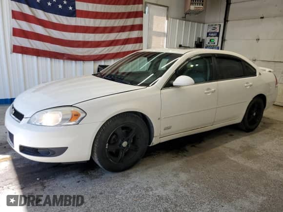 2008 Chevrolet Impala SS with VIN 2G1WD58C281329303, listed as a Copart auction lot 80728405 with 161,957 mi miles and Clean title. Bid and sale history available at DreamBid. Image 1.