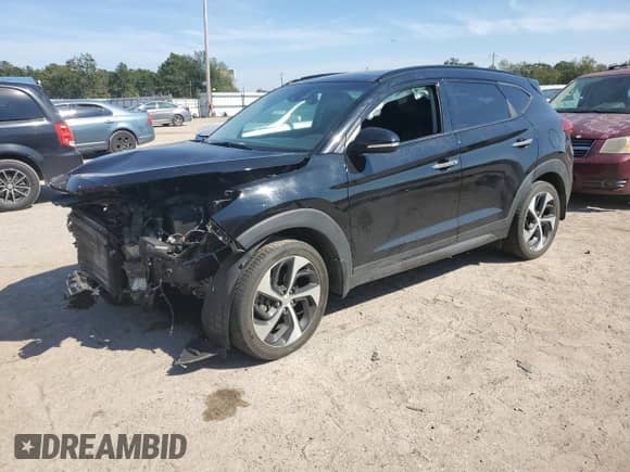 2016 Hyundai Tucson Limited with VIN KM8J3CA22GU062155, listed as a Copart auction lot 80268835 with 139,921 mi miles and Salvage title. Bid and sale history available at DreamBid. Image 1.