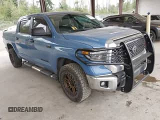2021 Toyota Tundra SR5 with VIN 5TFDY5F18MX973972, listed as a IAAI auction lot 42677268 with 94,378 mi miles and . Bid and sale history available at DreamBid. Image 1.