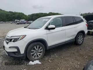 2020 Honda Pilot EX with VIN 5FNYF6H34LB006182, listed as a Copart auction lot 64966275 with 77,223 mi miles and Salvage title. Bid and sale history available at DreamBid. Image 1.