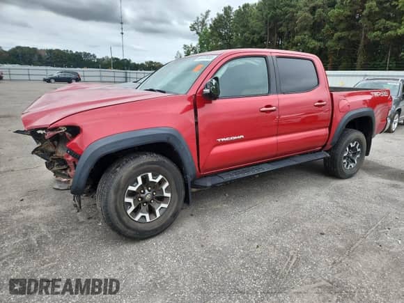 2016 Toyota Tacoma SR with VIN 5TFCZ5AN7GX028275, listed as a Copart auction lot 86123455 with 107,917 mi miles and Salvage title. Bid and sale history available at DreamBid. Image 1.
