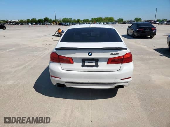 2020 BMW 5 Series 540i with VIN WBAJS1C07LWW73155, listed as a Copart auction lot 52386635 with Not provided miles and Salvage title. Bid and sale history available at DreamBid. Image 6.
