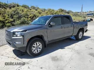 2024 Nissan Frontier SV with VIN 1N6ED1FK7RN602528, listed as a Copart auction lot 55516095 with 28,136 mi miles and Salvage title. Bid and sale history available at DreamBid. Image 1.