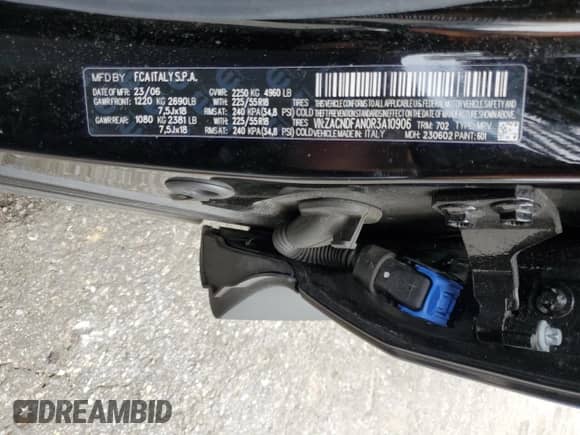 2024 Dodge Hornet GT z VIN ZACNDFAN0R3A10906, wystawiony jako Copart lot #84859464 z przebiegiem 15 775 mil mil oraz Szkoda całkowita • Salvage title. Historia ofert i sprzedaży dostępna na DreamBid. Obrazek 16.